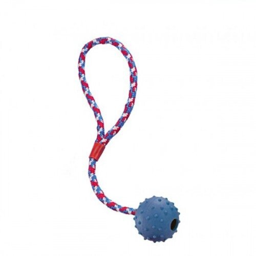 М'ячик на мотузці 5 см від компанії ZooVet - Інтернет зоомагазин самих низьких цін - фото 1