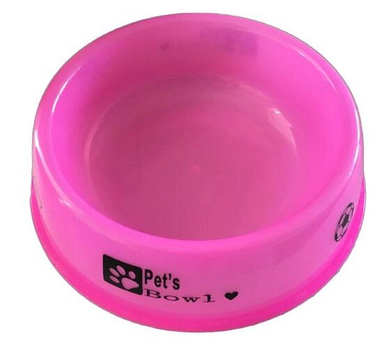 Миска для собаки пластикова кругла з малюнком  20-41-43 (12.5х14см) від компанії ZooVet - Інтернет зоомагазин самих низьких цін - фото 1