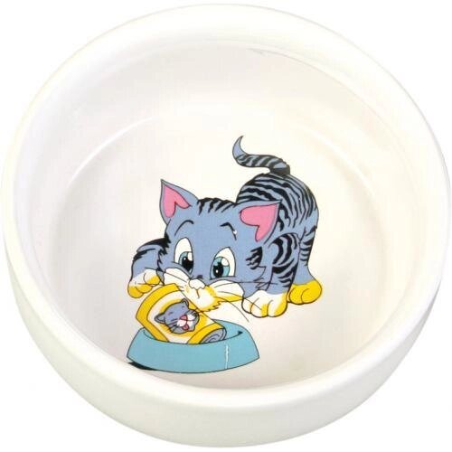 Миска Trixie для котів, керамічна, 11 см, 300 мл від компанії ZooVet - Інтернет зоомагазин самих низьких цін - фото 1