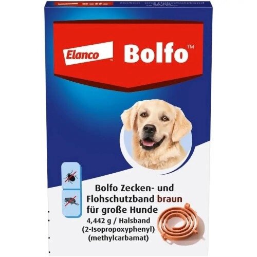 Нашийник Bayer Elanco Bolfo для собак від зовнішніх паразитів 66 см від компанії ZooVet - Інтернет зоомагазин самих низьких цін - фото 1