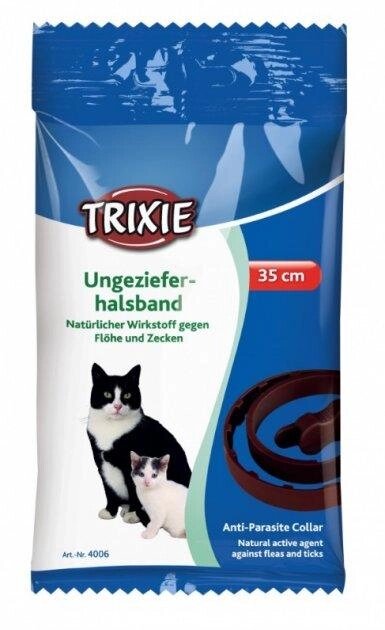 Нашийник для котів Trixie 4006 Біо проти бліх і кліщів 35 см від компанії ZooVet - Інтернет зоомагазин самих низьких цін - фото 1