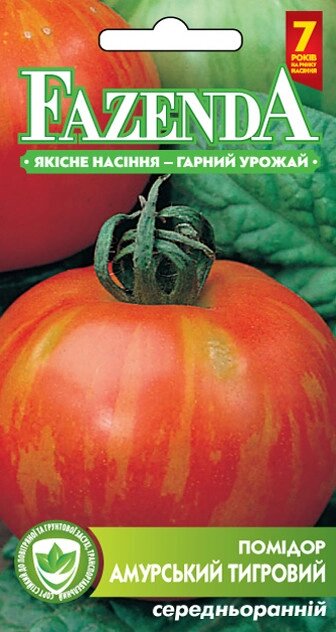 Насіння томату Амурський тигровий 0.1 г, FAZENDA, O. L. KAR від компанії ZooVet - Інтернет зоомагазин самих низьких цін - фото 1