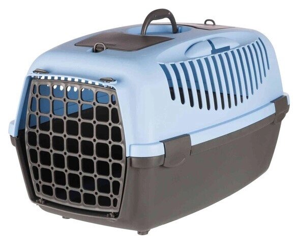 Переноска для собак і котів Trixie Capri 3 61 х 40 х 38 см до 12 кг синій від компанії ZooVet - Інтернет зоомагазин самих низьких цін - фото 1
