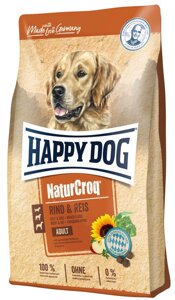 Happy Dog NaturCroq Rind&Reis корм для собак з яловичиною і рисом, 4 кг
