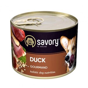 Консерви для собак Сейворі Savory Dog Gourmand з качкою, 200 г
