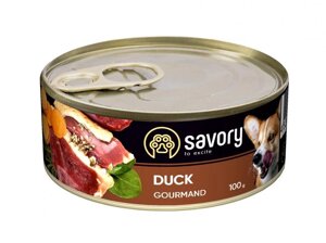 Консерви для собак Сейворі Savory Dog Gourmand з качкою, 100 г