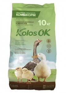 Комбикорм старт для курчат, водоплавної птиці (1-8 тижні) Kolosok 10 кг
