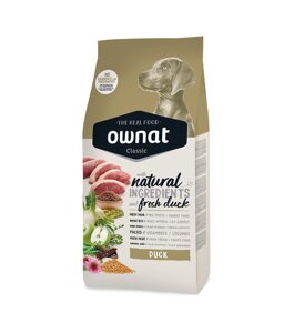 Ownat Classic Duck (Dog) - корм для дорослих собак усіх типів порід з качкою 4 кг