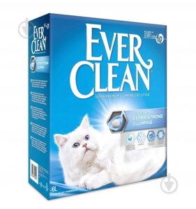 Ever Clean Наповнювач для котячого туалету Екстра сила без запаху 6 л