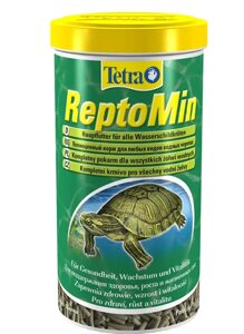 Сухий корм для водоплавних черепах Tetra в паличках «ReptoMin» 1 л