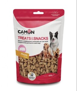 "Camon Treats & Snacks" - ласощі для дресирування собак "Зірочки" свинина та кальцій, 450г