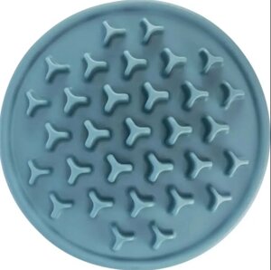 Миска-килимок для собак Trixie Pillars для повільного годування 35 см блакитний
