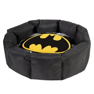 Лежанка для собак WAUDOG Relax, малюнок "Бетмен 2", зі змінною подушкою, M, Ш 42 см, Д 52 см, В 19 см