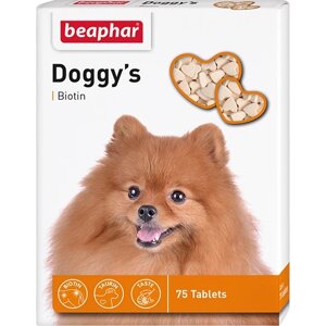 Вітаміни Doggy's Biotin від Beaphar для собак, таблетки №75