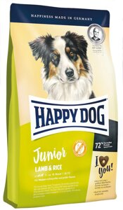 Happy Dog Junior Lamb & Rice 10кг корм для щенков на основе ягненка