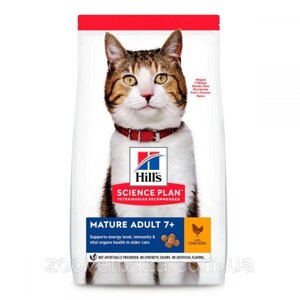 Корм для котів Хіллс Hills SP Feline Mature від 7 років з куркою 10 кг