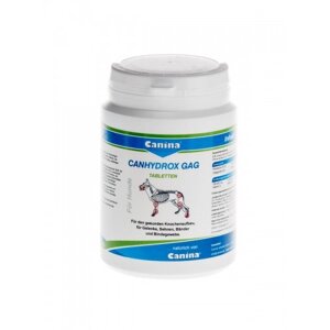 Вітаміни Canina Canhydrox GAG для собак, при проблемах з суглобами та м'язами, 200 г (120 таб)