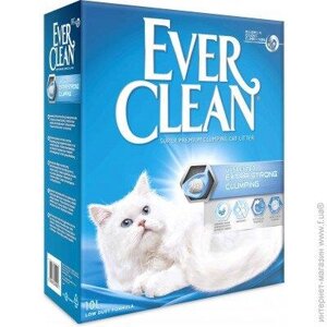 Ever Clean Наповнювач для котячого туалету Екстра сила без запаху 10 л