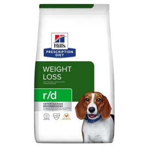 Лікувальний сухий корм Хіллс Hills PD Canine r/d для собак дієтичний корм з куркою 1.5 кг