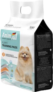 Пелюшки AnimAll Puppy Training Pads для собак і цуценят 60 х 60 см, 100 шт