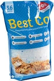 Силікагелєвий наповнювач Бест Кет для котячого туалету Best Cat Blue 3,6 літра силікагель