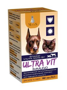 Вітаміни Ультра Імунно Віт для собак і кішок 0,5 мл 140 шт, Modes