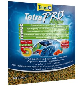 Сухий корм для акваріумних риб Tetra в чипсах «TetraPro Algae» 12 г (для травоїдних риб)