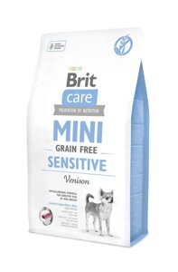 Сухий корм Бріт Brit Care Mini Grain Sensitive Venison 400 г