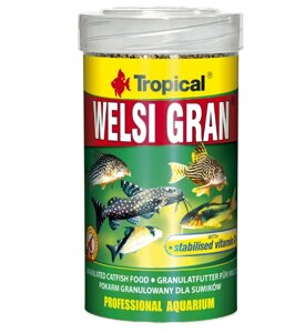 Сухий корм для акваріумних риб Tropical у гранулах "Welsi Gran" 100 мл\65г (для донних риб)