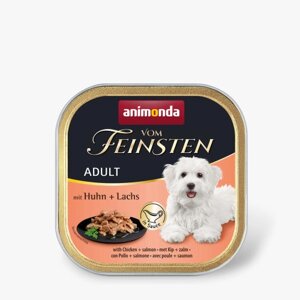 Корм вологий для собак Animonda Vom Feinsten delicious sauce Adult with Chicken + salmon з куркою і лососем, 150 г