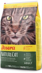 Сухий корм Josera NatureCat беззерновой корм для кішок з чутливим травленням і кошенят від 6 міс., 400 г