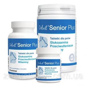 Вітамінно-мінеральна добавка для літніх собак Dolvit Senior Plus 90 таб.