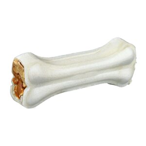 Ласощі для собак Trixie (TX-31391) Denta Fun кістка для собак з начинкою з качки 10 см (2 шт/70 г)