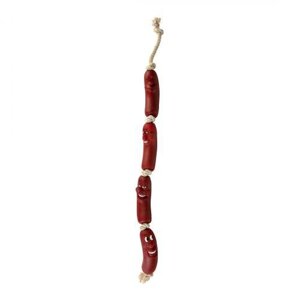 Іграшка Trixie Сарделька на мотузці для собак, 75 см (вініл)