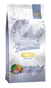 Корм для котів Benvenuti GATTI з куркою 14 кг