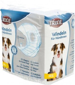 Підгузки для собак (дівчинок) Trixie 23634 36-52 см 12шт Розмір M-L