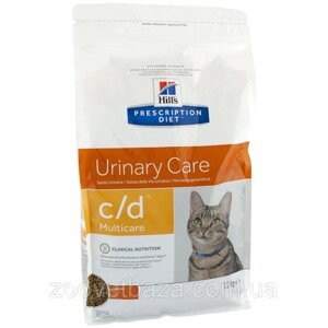 Hills Prescription Diet Urinary Care c/d Multicare Chicken Лікувальний корм для нижніх сечовивідних шляхів у