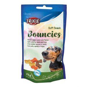 Trixie (TX-31493) Premio Bouncies ласощі для собак кісточки з ягням, птицею та шлунком 75 г