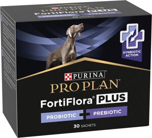 Пробіотик для дорослих собак та цуценят Purina Pro Plan FortiFlora Plus для підтримки нормальної міклофлори кишечника