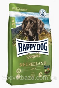 Happy Dog Sens Neuseeland Lamb корм для собак з чутливим травленням з ягням та рисом 12.5 кг