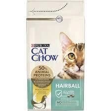 Сухий корм для дорослих котів Cat Chow Hairball проти утворення волосяних кульок з куркою 1.5 кг