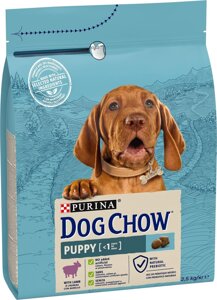 Сухий корм для цуценят Dog Chow Puppy Lamb з ягням, 2.5 кг