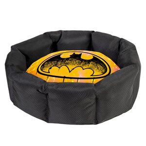Лежанка для собак WAUDOG Relax, малюнок "Бетмен 1", зі змінною подушкою, L, Ш 49 см, Д 59 см, В 20 см
