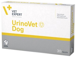 Кормова добавка VetExpert Urinovet Dog (Уриновет Дог) при захворюваннях сечової системи собак, 30 таблеток