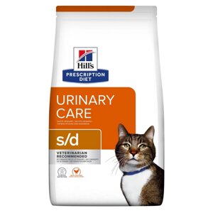 Корм для котів Хіллс Hills PD Feline Urinary Care s/d сухий корм з куркою 3 кг при догляді за сечовивідною системою