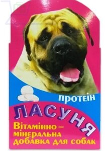 "Ласуня Протеїн" - вітамінно-мінеральна добавка для собак (100 табл.), Норіс