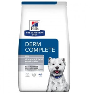 Сухий корм для собак Хіллс Hills PD Derm Complete 1 кг для малих порід при харчовій алергії