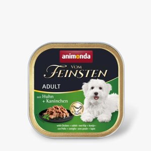 Корм вологий для собак Animonda Vom Feinsten delicious sauce Adult with Chicken + rabbit з куркою і кроликом, 150 г