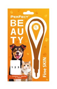 Нашийник PerFect Beauty Fine SKIN з фітотерапією для котів і дрібних порід собак (ромашка, звіробій, герань), Ветсинтез