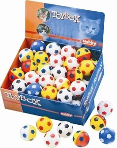 Іграшка для котів і собак м'яч футбольний 4см